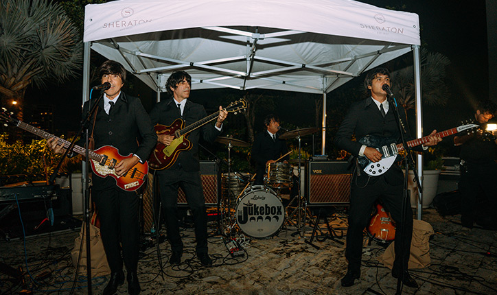 Live band performing at the 2025 Forum reception
